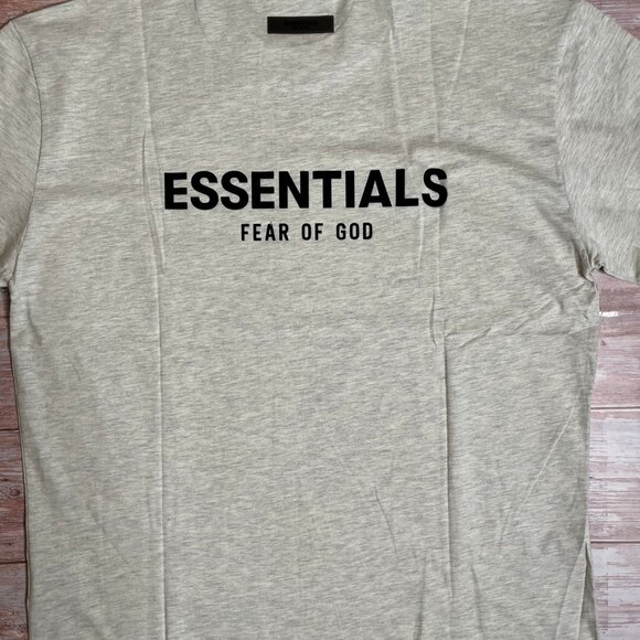 ESSENTIALS FOG SHIRT 2022 | COLOR LIGHT OATMEAL | SIZE L | OVERSIZED | NWT - Picture 2 of 3